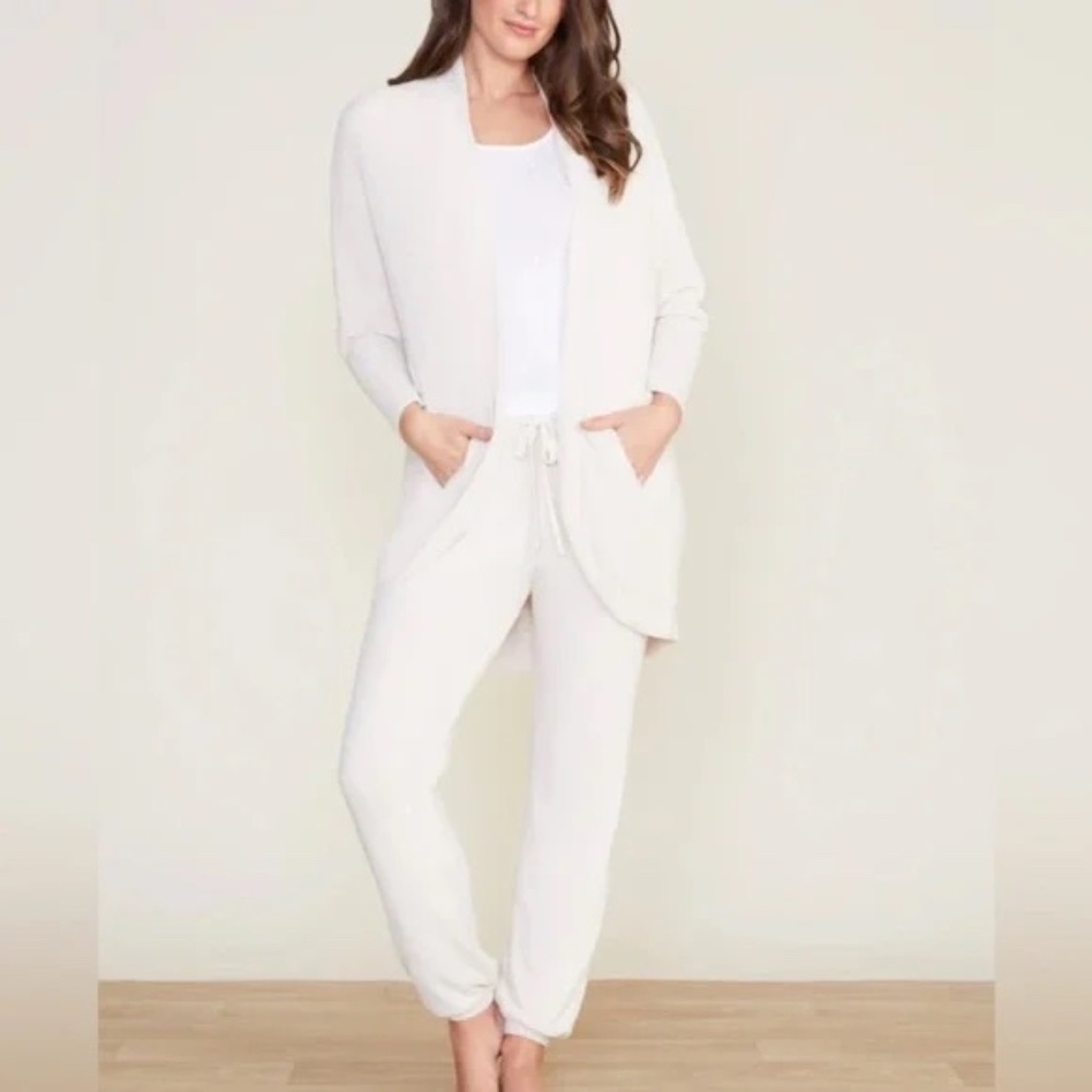 BAREFOOT DREAMS CozyChic Ultra Lite® Cocoon Long Cardi - Sand Dune - Picture 2 of 8
